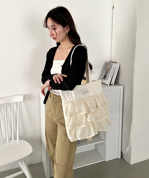 Lee（リー） トートバッグ Lee/メッシュフリル BIG トートバッグ/軽量