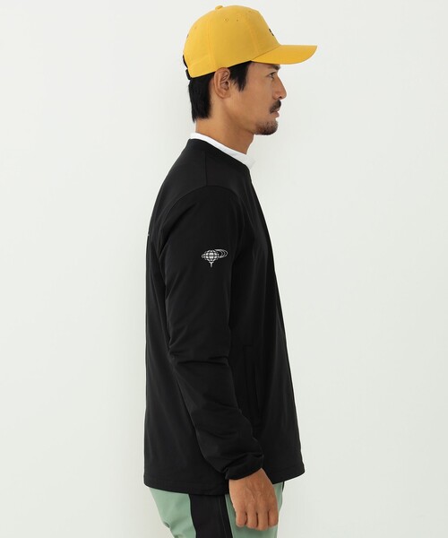 BEAMS GOLF 長袖シャツ M ブラック　美品 BEAMS GOLF（ビームス ゴルフ） 長袖Tシャツ LARGE ネイビー メンズ