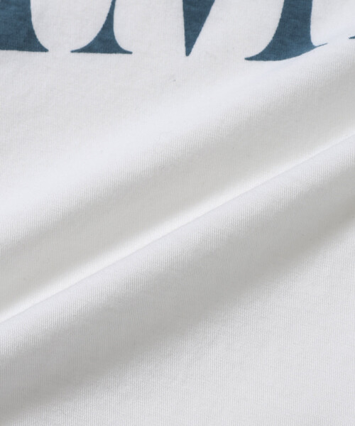 tシャツ Americana/アメリカーナ 別注 クロップド ワイドシルエット ロールアップTシャツ レディースの画像