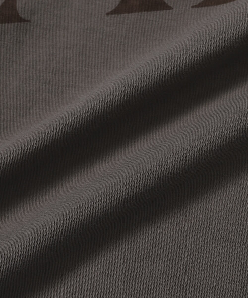 tシャツ Americana/アメリカーナ 別注 クロップド ワイドシルエット ロールアップTシャツ レディースの画像
