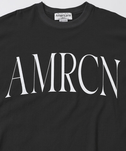 AMERICANA アメリカーナ WIDE Tシャツ AMERICANA（アメリカーナ） tシャツ 別注 クロップド ワイドシルエット