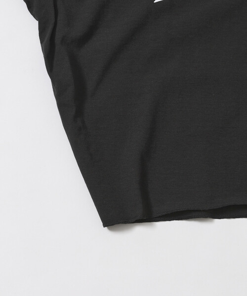 tシャツ Americana/アメリカーナ 別注 クロップド ワイドシルエット ロールアップTシャツ レディースの画像