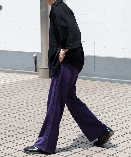 「Perushu」 パンツ MEDIUM パープル メンズ_画像2