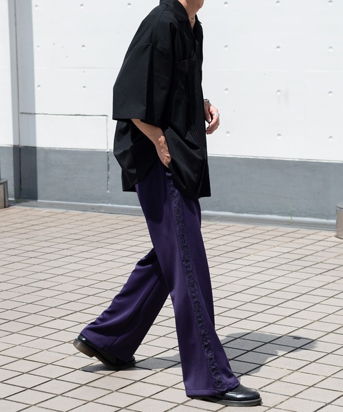 「Perushu」 パンツ MEDIUM パープル メンズ_画像4