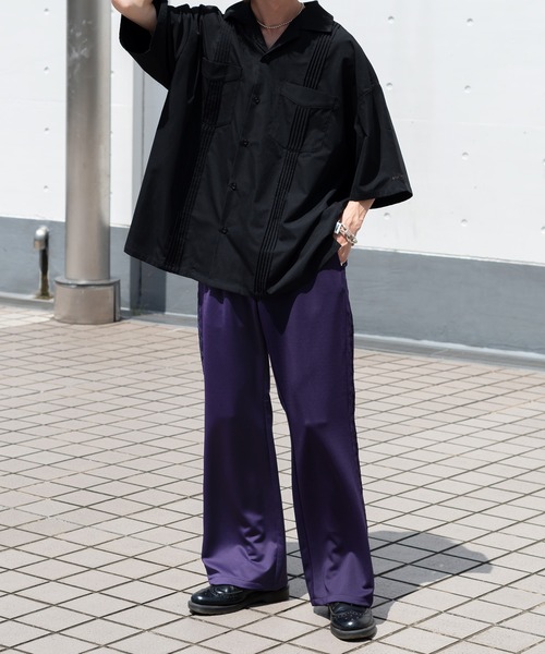 「Perushu」 パンツ MEDIUM パープル メンズ_画像5