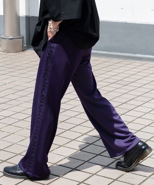 「Perushu」 パンツ MEDIUM パープル メンズ_画像6