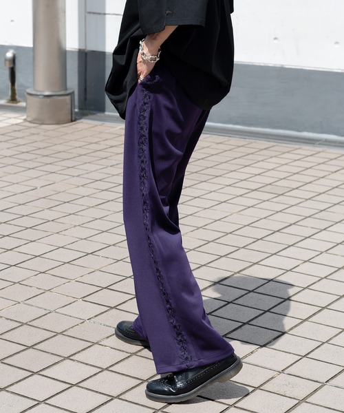 「Perushu」 パンツ MEDIUM パープル メンズ_画像7