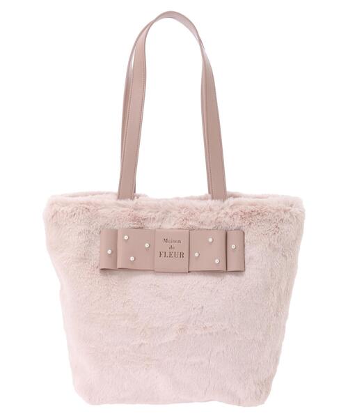 「Maison de FLEUR」 トートバッグ FREE アイボリー レディース_画像3