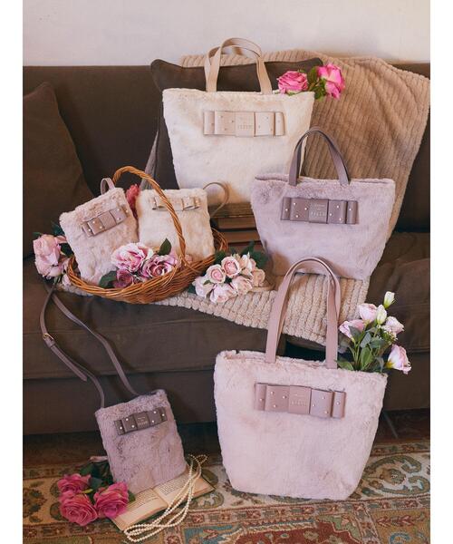 「Maison de FLEUR」 トートバッグ FREE アイボリー レディース_画像6