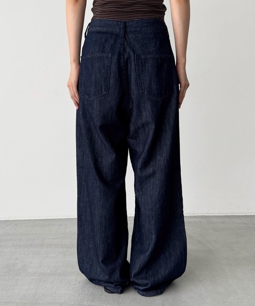 「CANAL JEAN」 「El mar」デニムパンツ SMALL ダークブルー レディース
