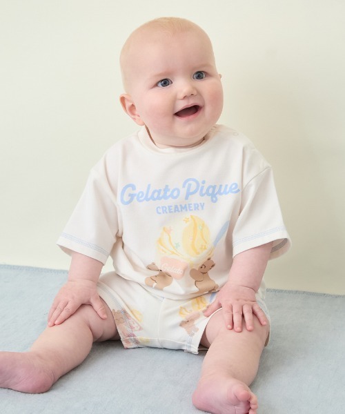 gelato pique（ジェラート ピケ）ベビー服3枚セット gelato pique（ジェラートピケ） ベビー 「BABY」アイスクリームベア