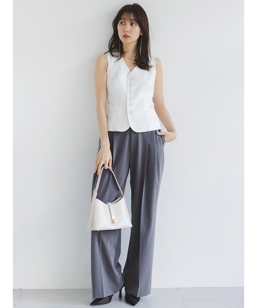 「SNIDEL」 スラックス 1 グレー レディース_画像6