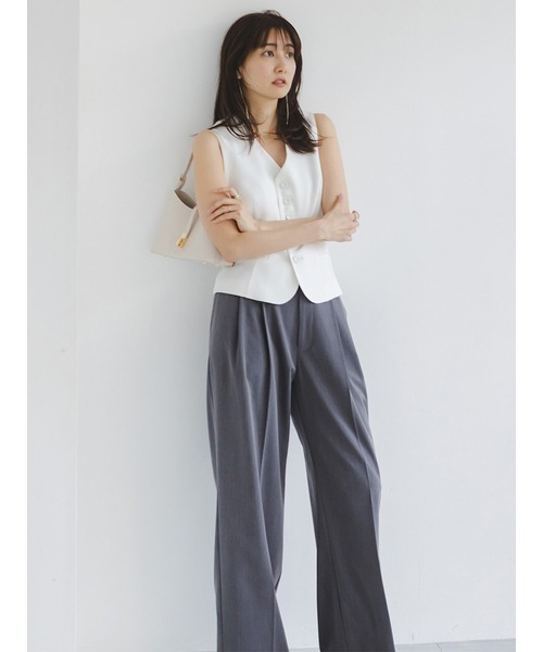 「SNIDEL」 スラックス 1 グレー レディース_画像7