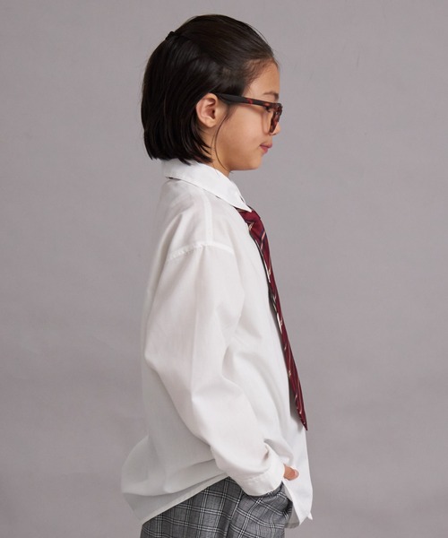「PAIRMANON STREET」 「KIDS」長袖シャツ 140 ホワイト キッズ_画像2