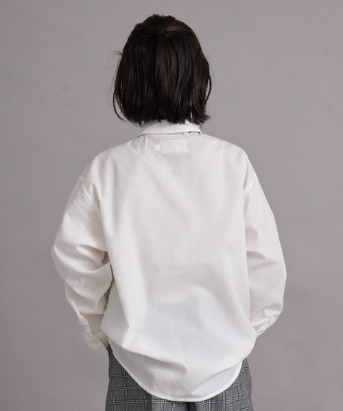 「PAIRMANON STREET」 「KIDS」長袖シャツ 140 ホワイト キッズ_画像3