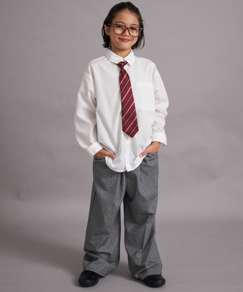 「PAIRMANON STREET」 「KIDS」長袖シャツ 140 ホワイト キッズ_画像4