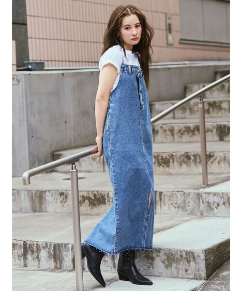 CALNAMUR（カルナムール） ワンピース 「Wrangler」デニムワンピース 