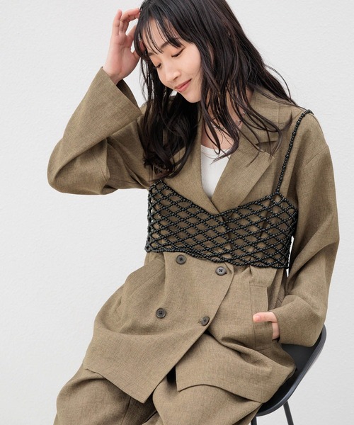 「LOWRYS FARM」 ジャケット FREE アイボリー レディース_画像5