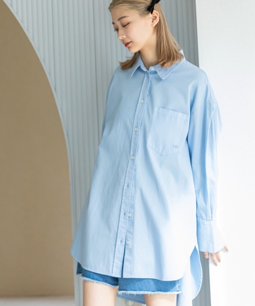 「U by SPICK&SPAN」 長袖シャツ FREE ブルー レディース_画像9
