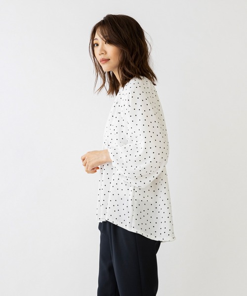「Sono」 7分袖ブラウス 1 ブラック レディース_画像9