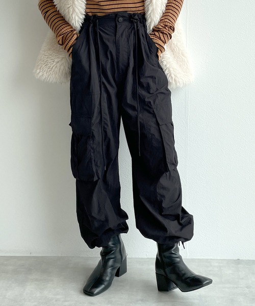 「w closet」 カーゴパンツ - グリーン レディース_画像2