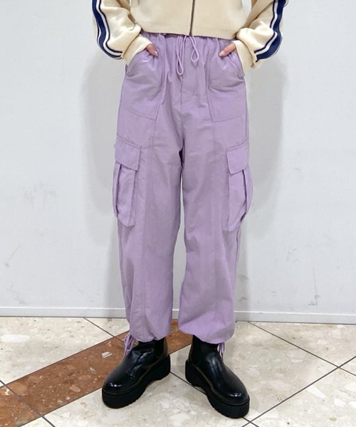 「w closet」 カーゴパンツ - グリーン レディース_画像3