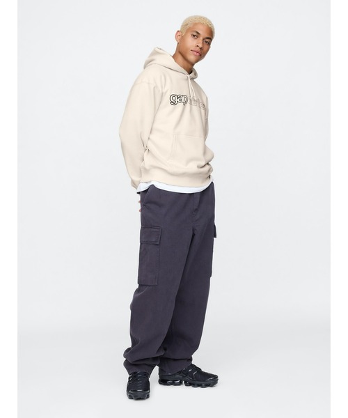 「GAP」 プルオーバーパーカー X-SMALL ネイビー メンズ_画像8