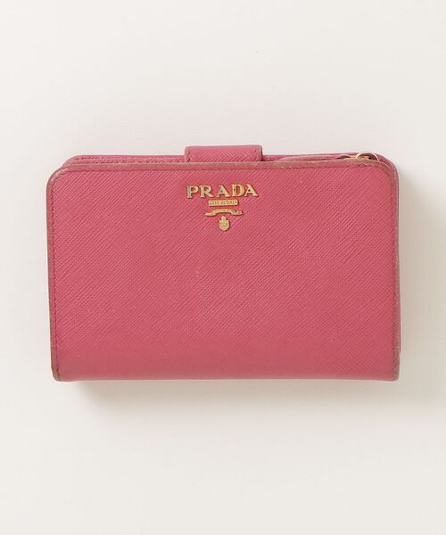 PRADA（プラダ） サフィアーノレザー ラウンドファスナー 財布
