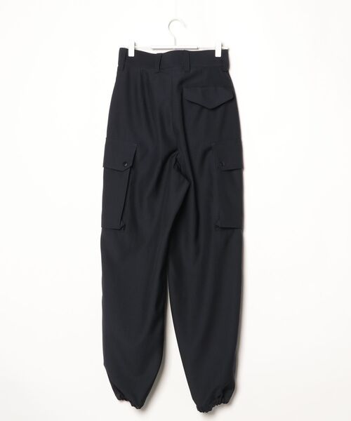 「THE RERACS」 カーゴパンツ 36 ネイビー レディース_画像2