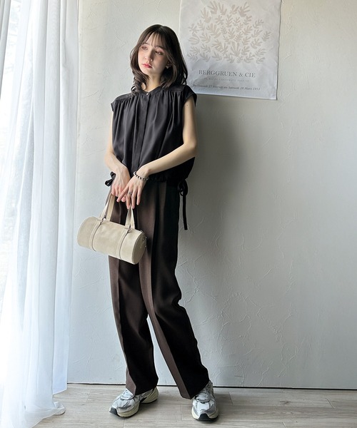 「classicalelf」 半袖ブラウス LARGE ブラック レディース_画像7