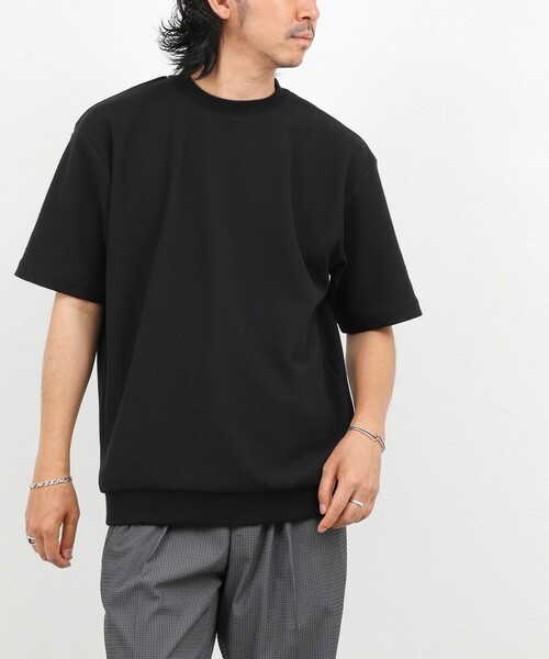 NOLLEY'S（ノーリーズ） tシャツ 「ビジカジ対応」ニット風カノコT