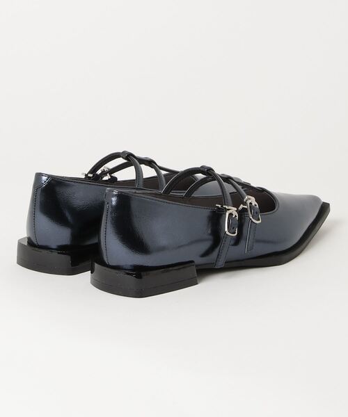 「SY UNITED ARROWS」 フラットパンプス 23.5cm ゴールド レディース_画像2
