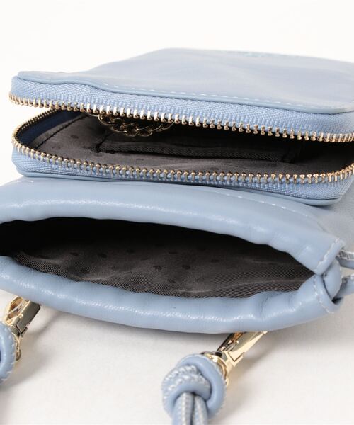 「LANVIN en Bleu」 ショルダーバッグ FREE ライトブルー レディース_画像3