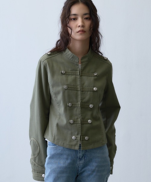 Clum ミリタリージャケット モッズコート military napoleon button