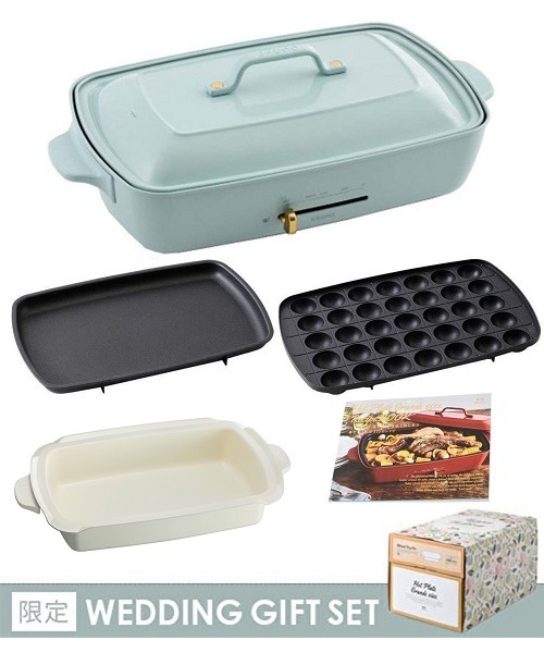 値下げBRUNO ホットプレート　グランデサイズ　新品未使用品　レシピ本付き BRUNO（ブルーノ） 「レシピブック付き」BRUNOホットプレートグランデ