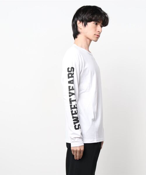 SY32 by SWEET YEARS tシャツ 「SY32 YEARS」ARM LOGO L/S TEE