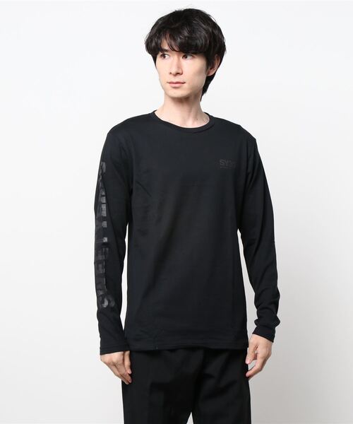 ギフトに最適★SY32 by SWEET YEARS ARM LOGO L/S TEE★コットン ARM LOGO L/S TEE | TOPS | 【公式】SY32 by SWEET YEARS ONLINE