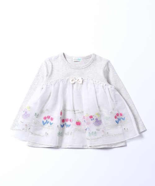 100 本物保証 Tシャツ Tシャツ Mimiちゃんとチューリップのビスチェ風tシャツ 80 90cm 完売 Zoetalentsolutions Com