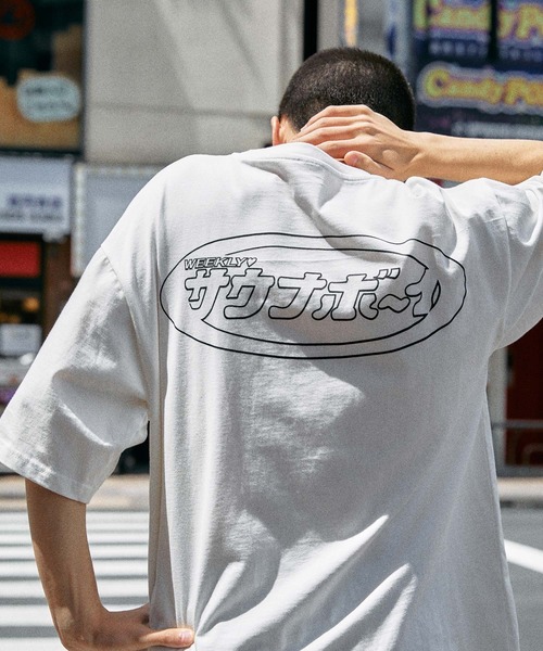 サウナボーイ tシャツ 別注 ロゴ刺繍 プリントデザイン ビッグ