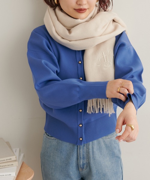 秋に！　薄手　自宅保管　ディオールオム　ホワイト カーディガン Sサイズ 秋に！1度着用 薄手 自宅保管 ディオールオム ホワイト カーディガン S