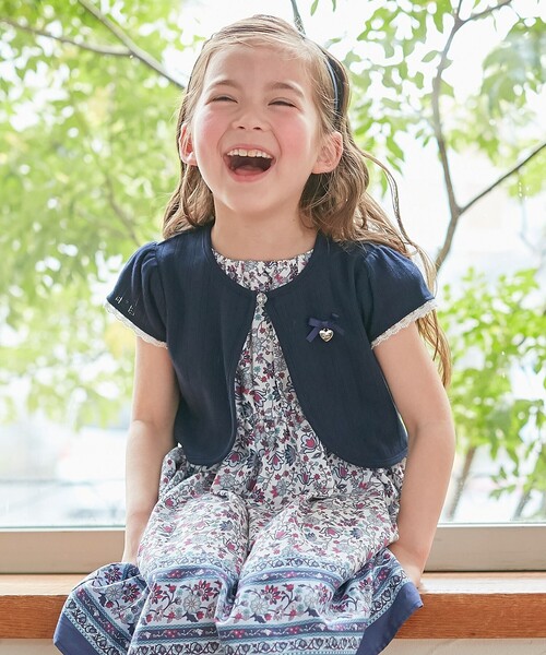 ANY（エニィ） カーディガン 半袖 ボレロ キッズ 子供服 女の子