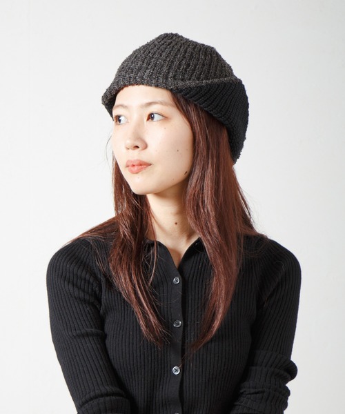 nknitリバーシブルニットキャップ