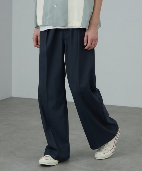 別注 ラングラー×アーバンリサーチ ランチャー タック ワイドパンツ メンズ Wrangler パンツ 「別注」Wrangler×URBAN RESEARCH WRANCHER