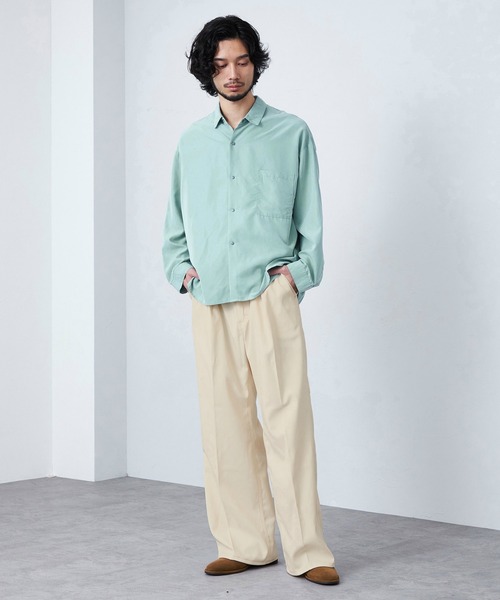 Pants ワイド パンツ スラックス メンズ レディース　L　13 Lee（リー） ワイドパンツ スラックス メンズ レディース : ZOZOTOWN
