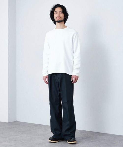 Lee（リー） ワイドパンツ スラックス メンズ レディース : ZOZOTOWN
