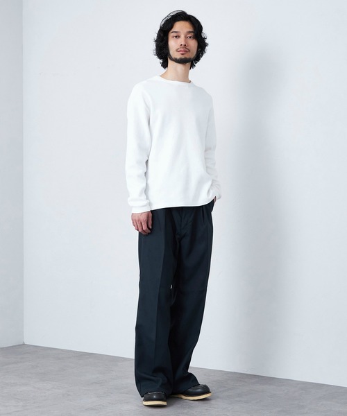 Lee（リー） ワイドパンツ スラックス メンズ レディース : ZOZOTOWN
