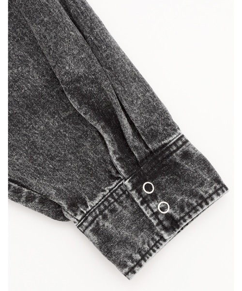 ブラウス シャツ 2way denim long tee レディース : ZOZOTOWN