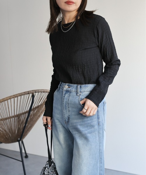 tシャツ 「追加5」シャーリングＴシャツ レディース JOURNAL STANDARD tシャツ 「追加5」シャーリングTシャツ