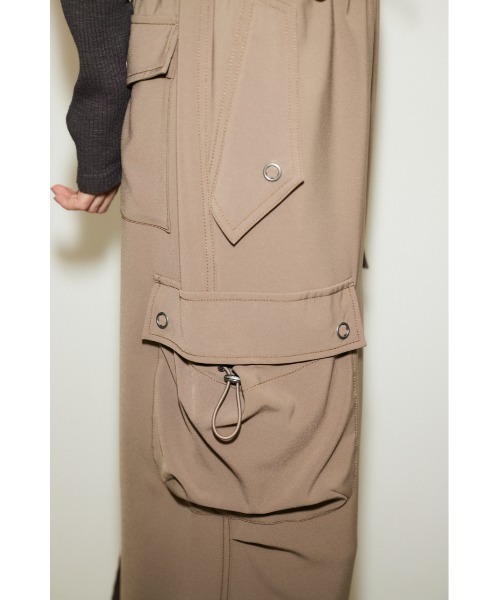 THROW by SLY スカート WOVEN CARGO COLUMN SK ウーブン カーゴ