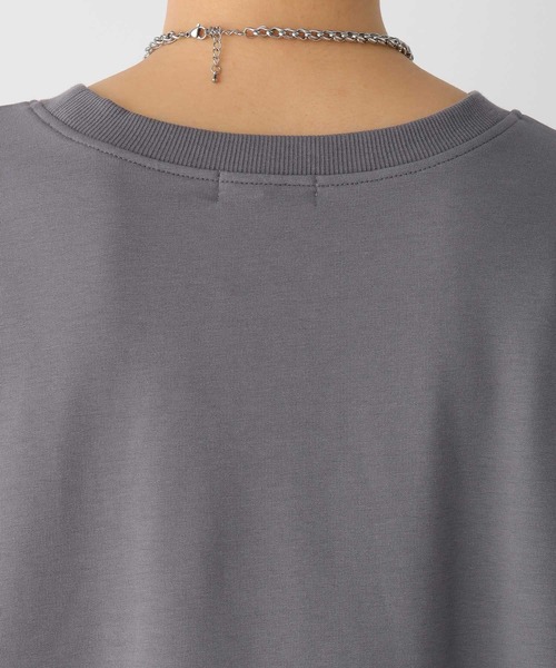LEPSIM tシャツ 異素材切り替えチュニック 992091 レディース